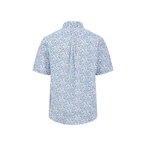 Fynch-Hatton Summer Poplin Print Shirt